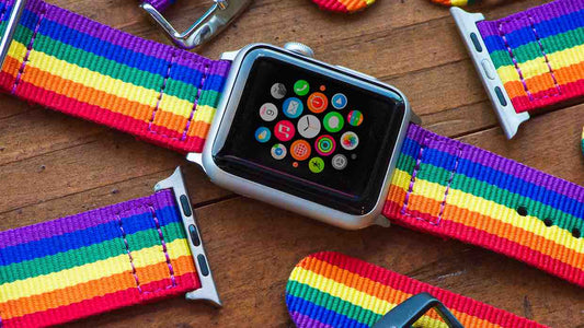 Bracelet Apple Watch Arc-en-ciel