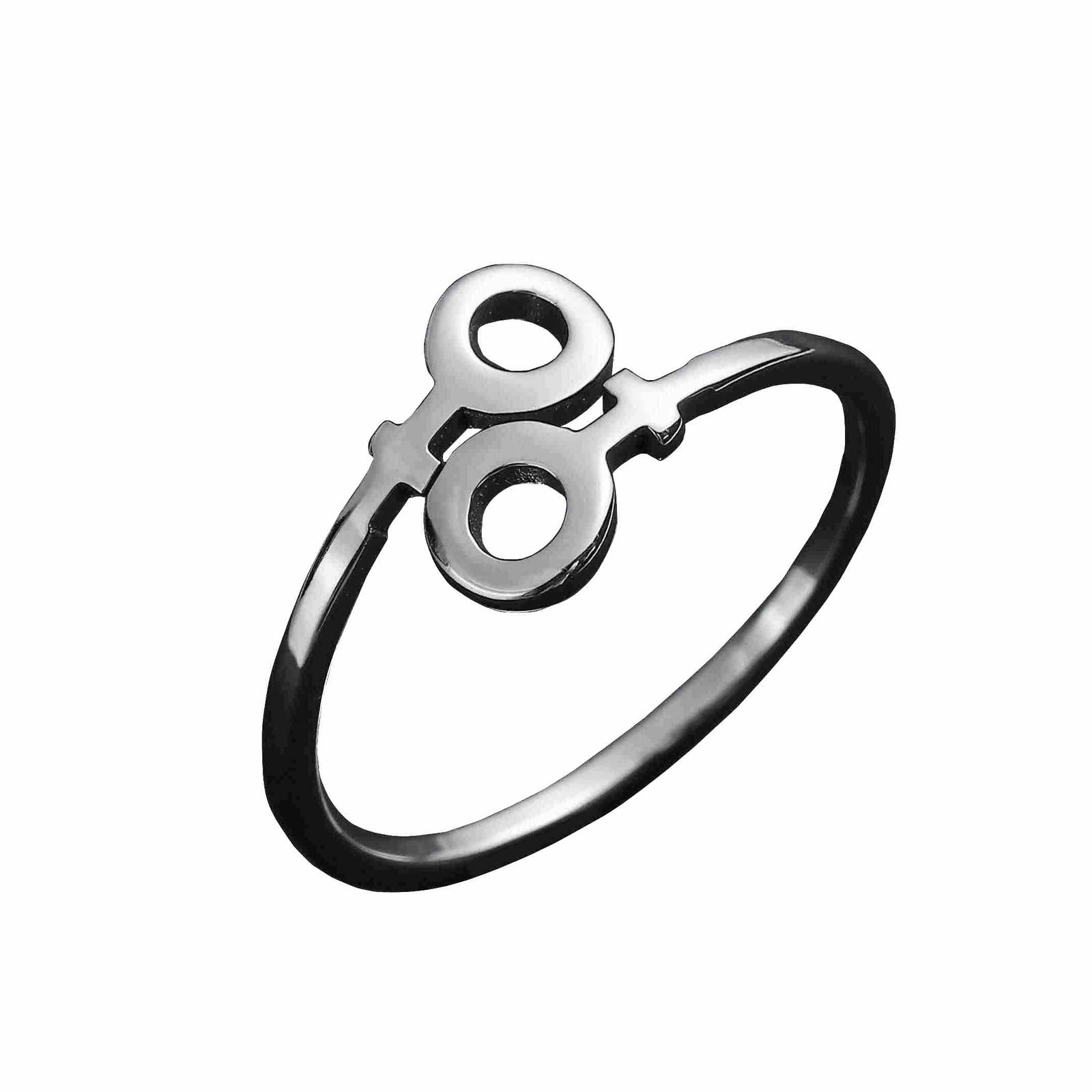 Bague Acier Lesbienne