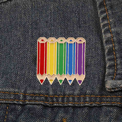 Pins Crayons de Couleur