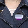 Badge LGBT <br/> Drapeau Asexuel