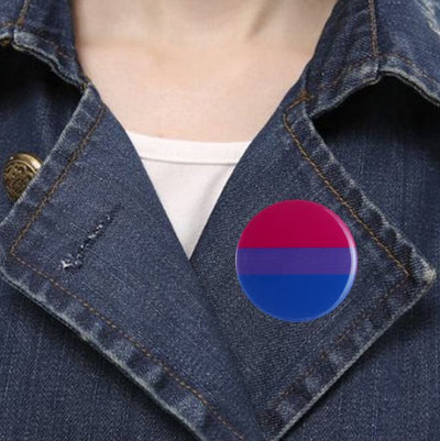 Badge LGBT <br/> Drapeau Bisexuel